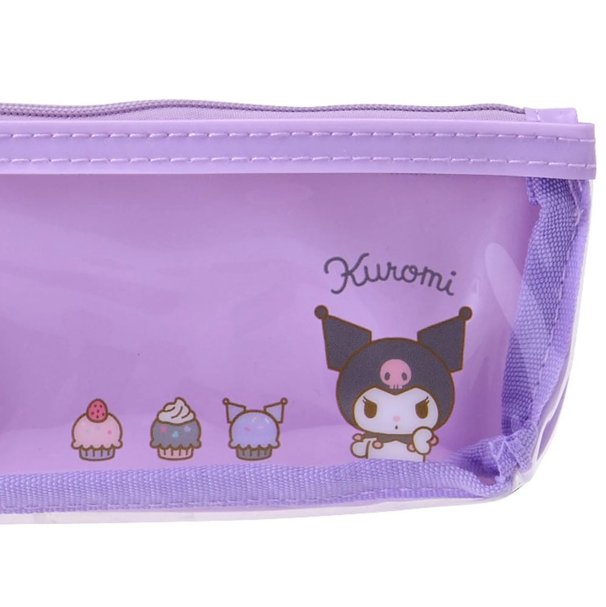 Japan Original Kuromi Everyday Slim Pencil Pouch