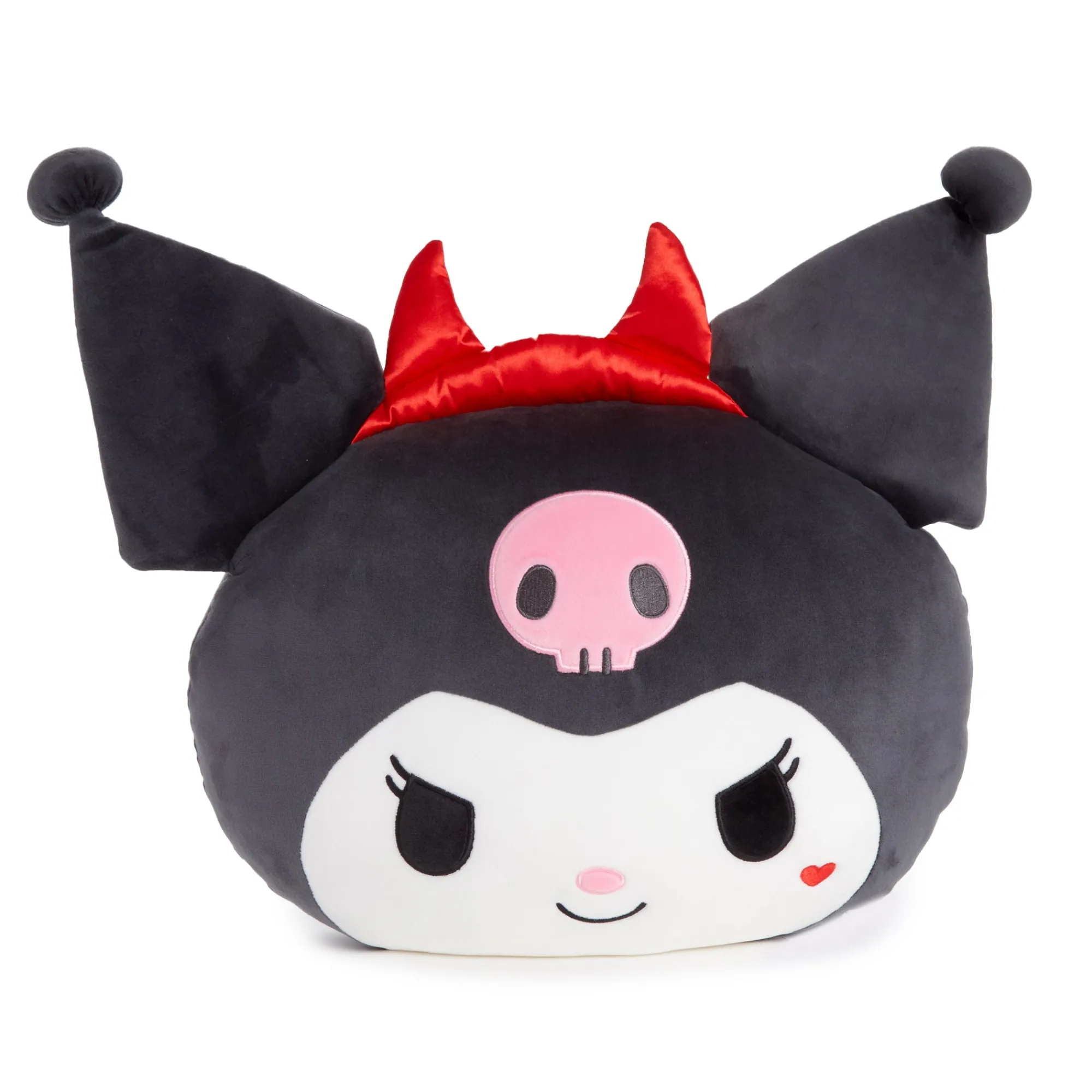 NAKAJIMA CORPORATION Kuromi Face Plush (Strawberry Treat Series)