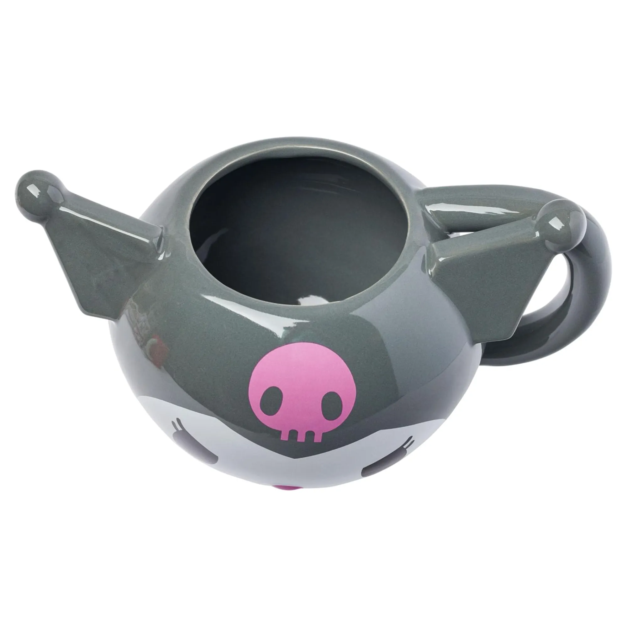 Silver Buffalo Kuromi Face Sculpted Mug (Gray)