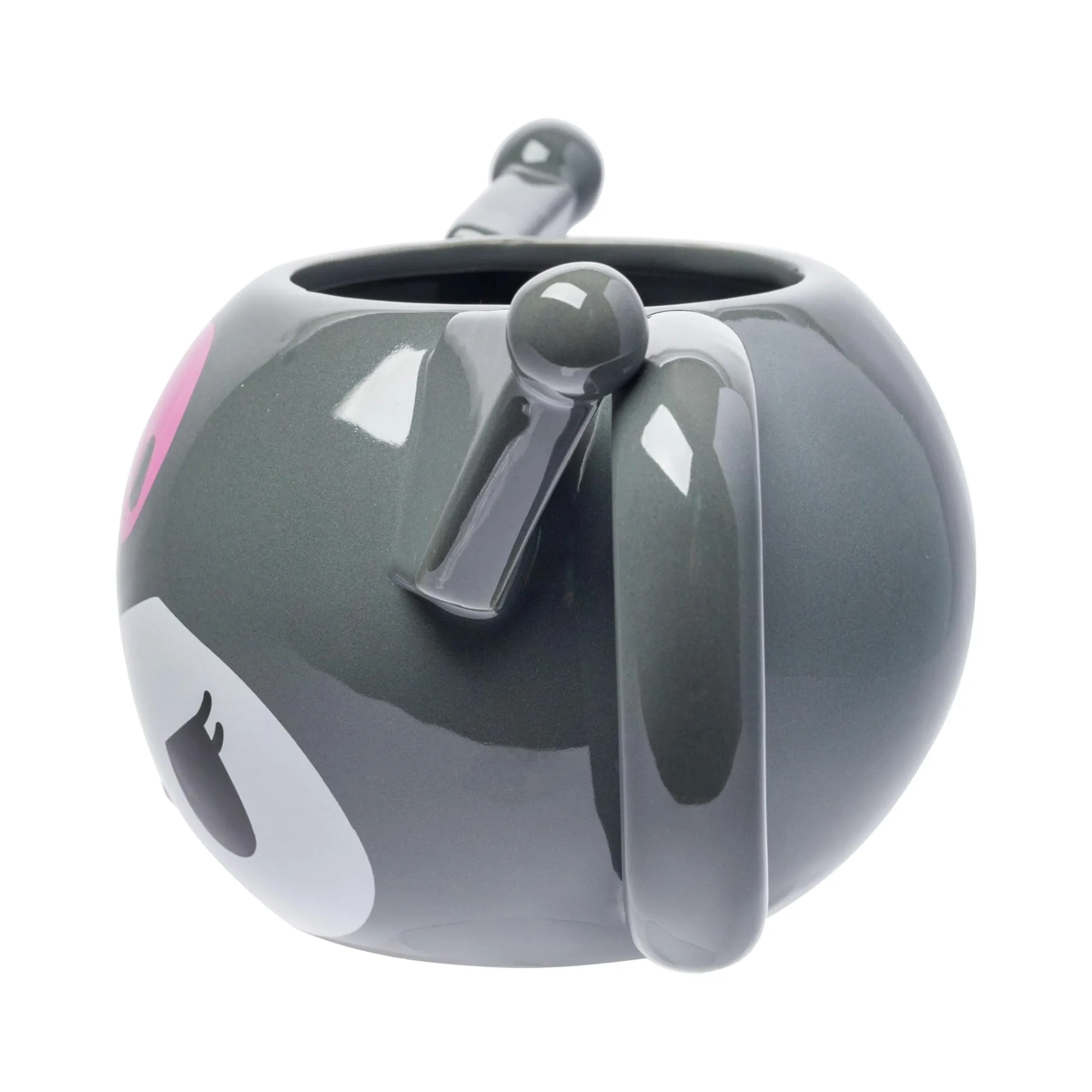 Silver Buffalo Kuromi Face Sculpted Mug (Gray)