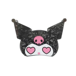 BIOWORLD Kuromi Heart Eyes Hair Clip