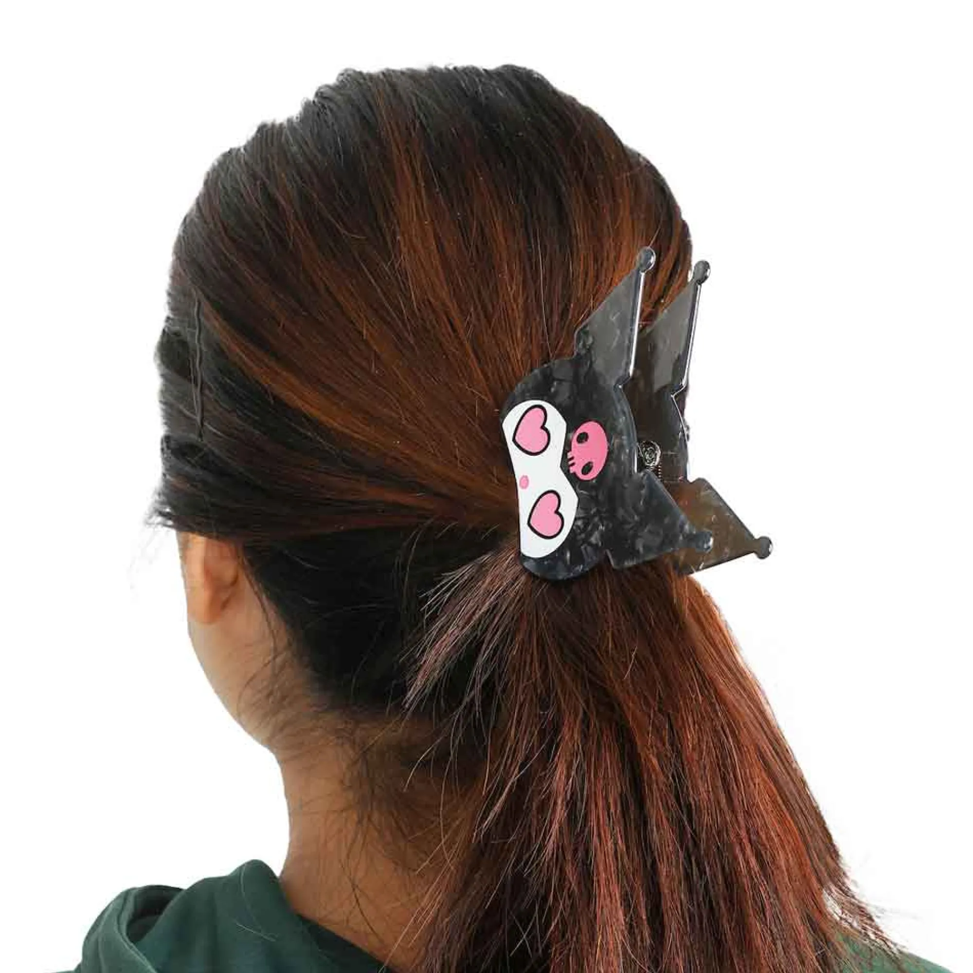 BIOWORLD Kuromi Heart Eyes Hair Clip