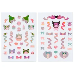 Japan Original Kuromi Holographic Kawaii Stickers