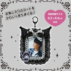 Japan Original Kuromi ID Badge Holder (Gothic Night Party Series)
