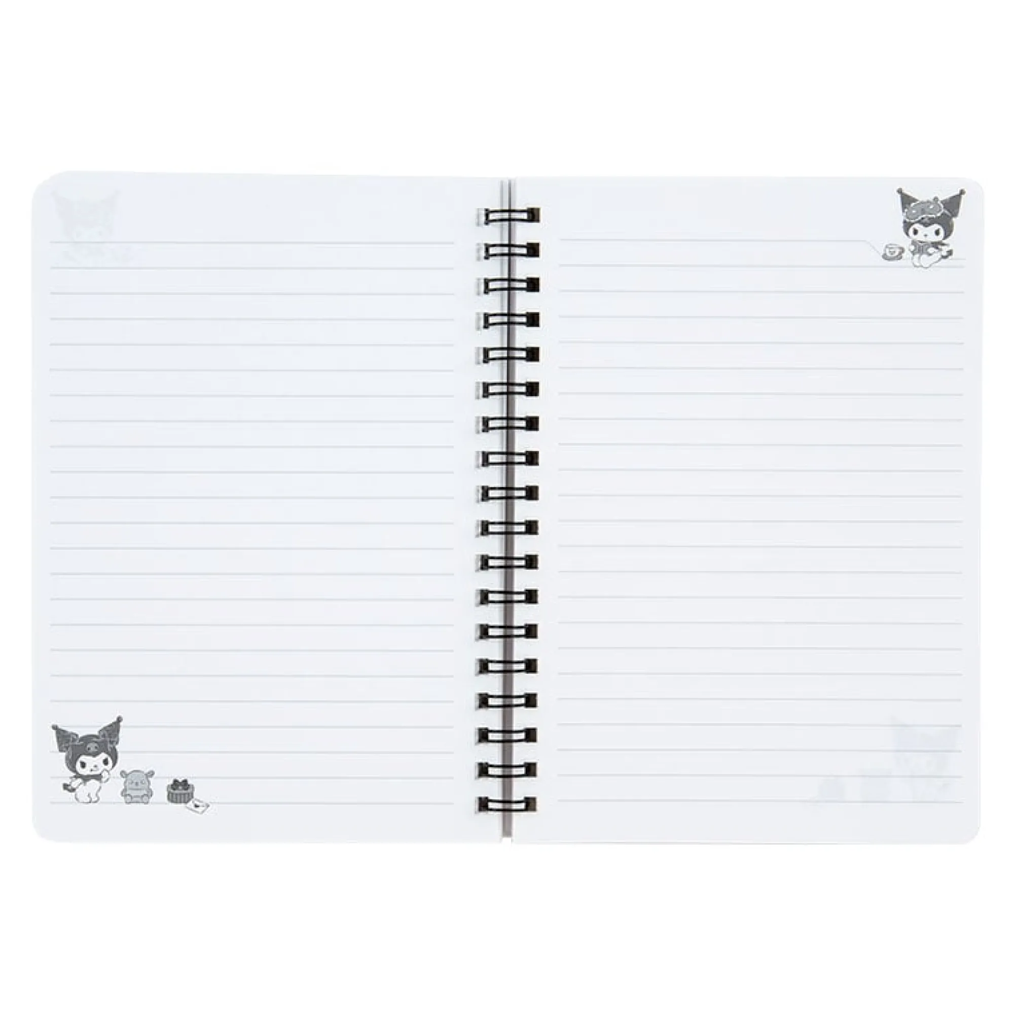 Japan Original Kuromi Lined Notebook (Elastic Closure)