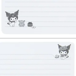 Japan Original Kuromi Lined Notebook (Elastic Closure)