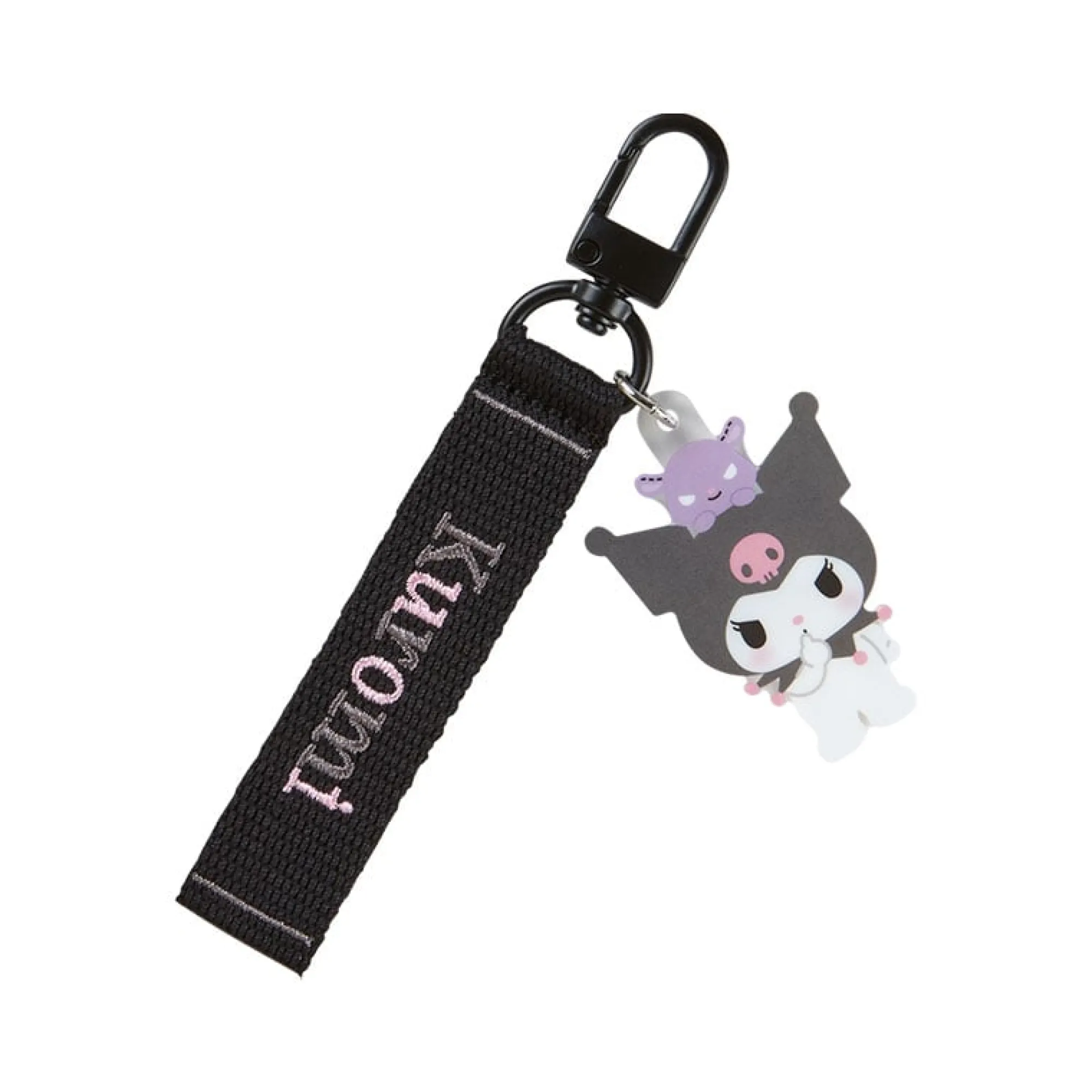 Japan Original Kuromi Logo Keychain (Sanrio Character Award Series)