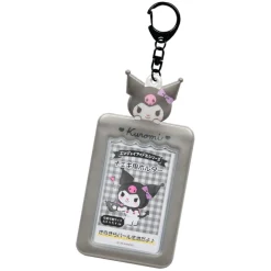 Japan Original Kuromi Mascot Photo Holder Charm