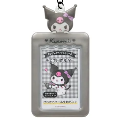 Japan Original Kuromi Mascot Photo Holder Charm