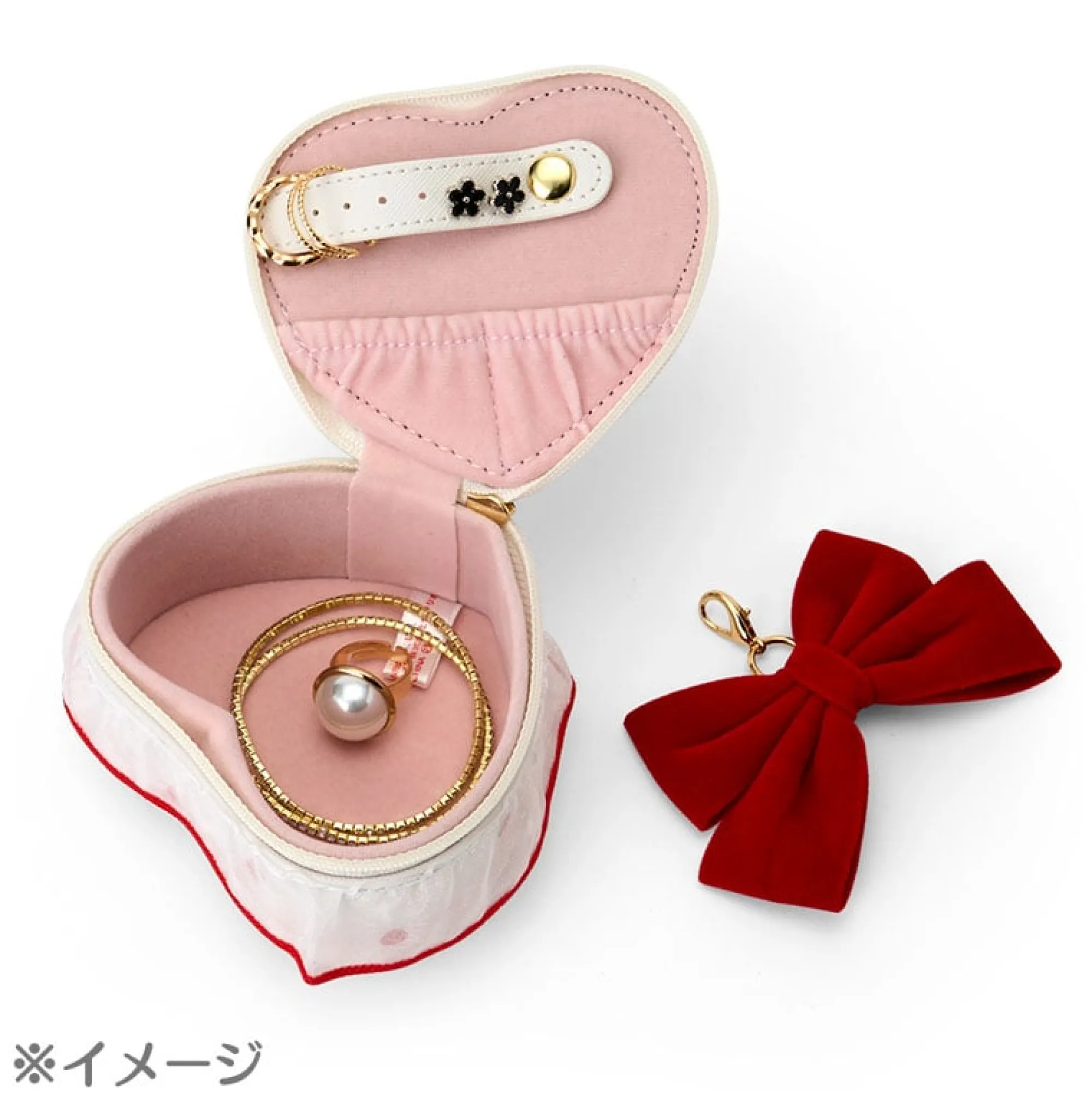 Japan Original Kuromi Mini Accessory Case (Sweet Shortcake Series)