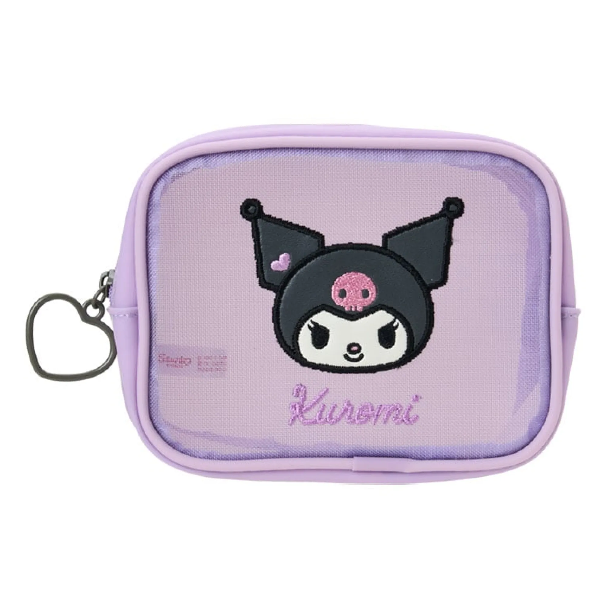 Japan Original Kuromi Mini Mesh Zipper Pouch