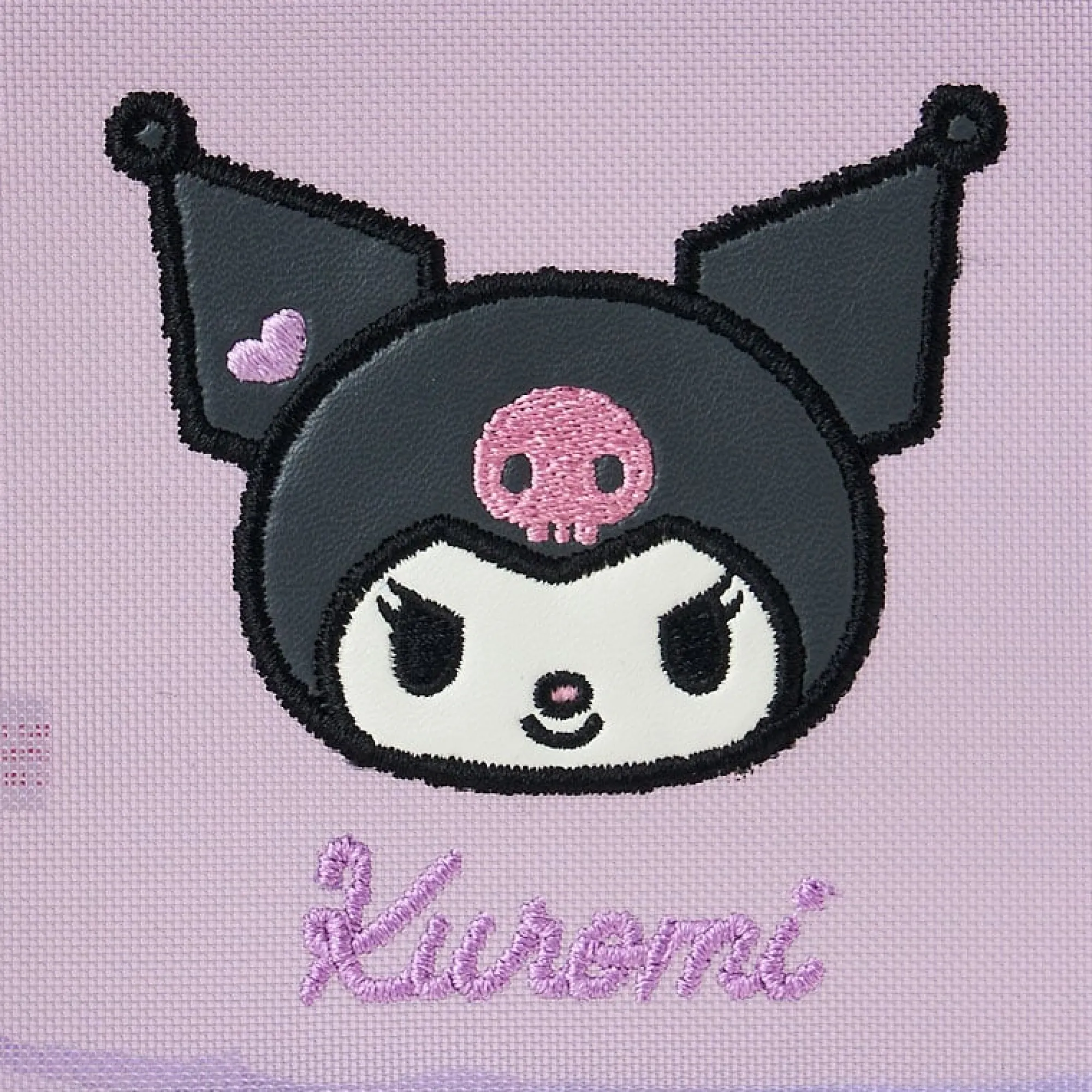 Japan Original Kuromi Mini Mesh Zipper Pouch