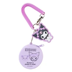 Japan Original Kuromi Mini Silicone Case Keychain