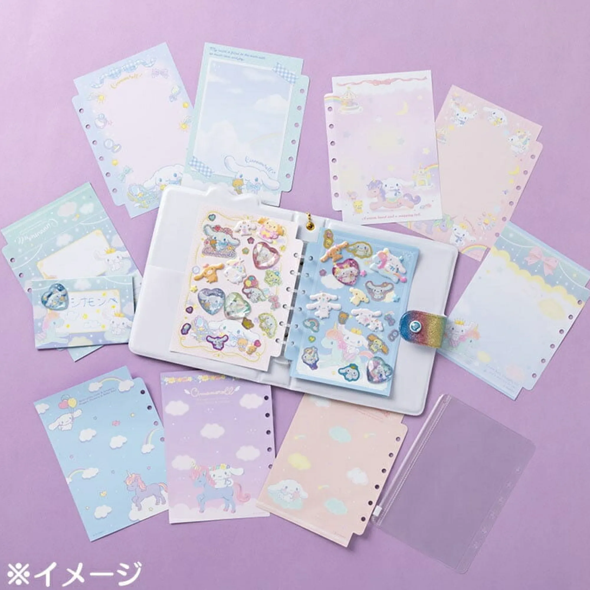 Japan Original Kuromi Mini Sticker Collect Book
