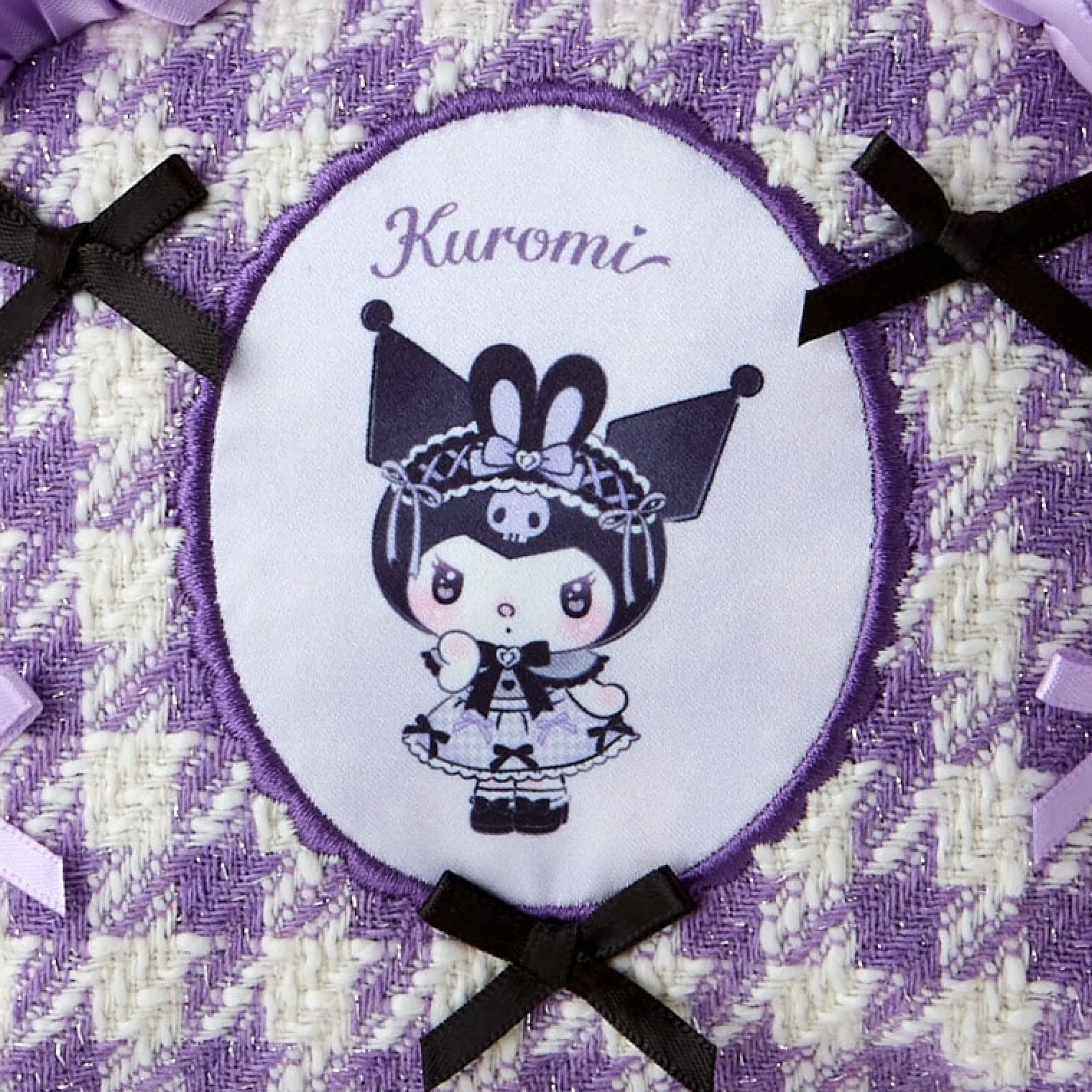 Japan Original Kuromi Mini Zipper Pouch (Ribbon Party Series)