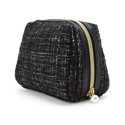 Japan Original Kuromi Mini Zipper Pouch (Winter Tweed Series)