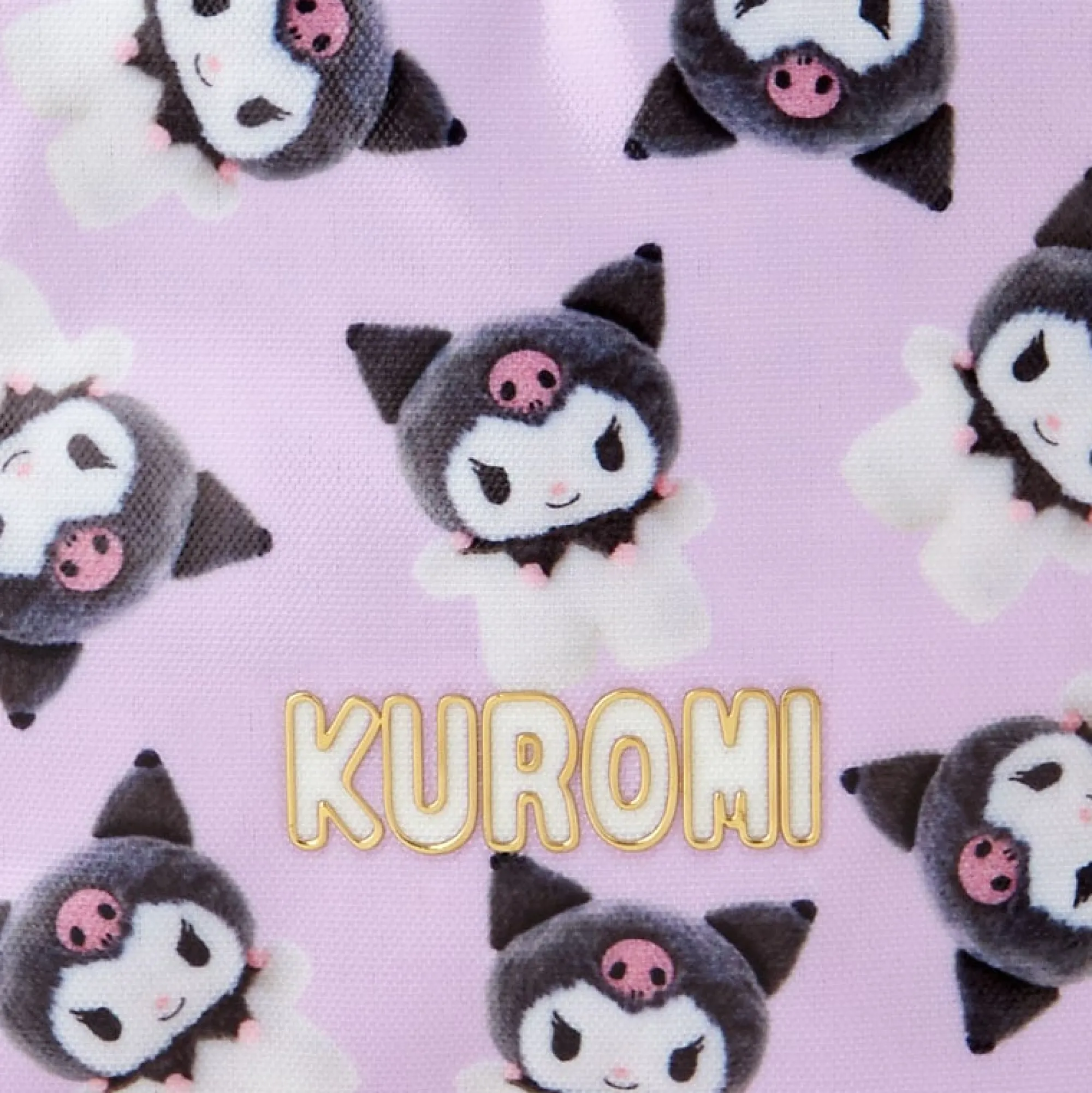 Japan Original Kuromi Mini Zipper Pouch (Pitatto Friends Series)