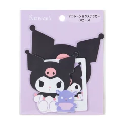 Japan Original Kuromi 3-pc Dress Your Tech Sticker Set
