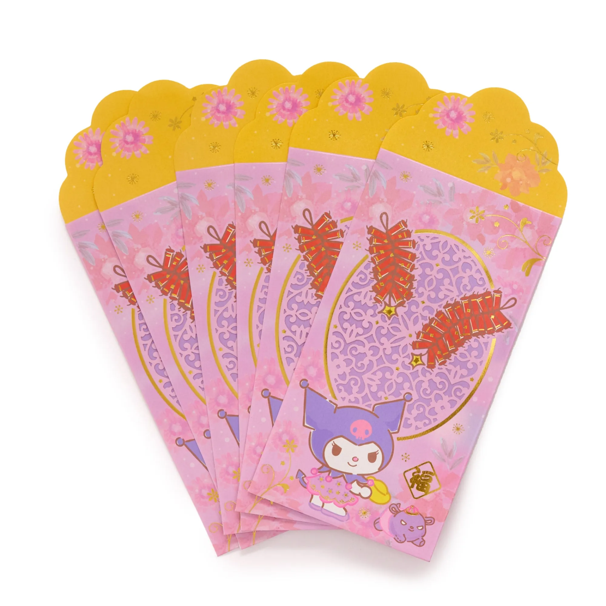 Global Original Kuromi 6-pc Laser-Cut Enclosure Envelopes