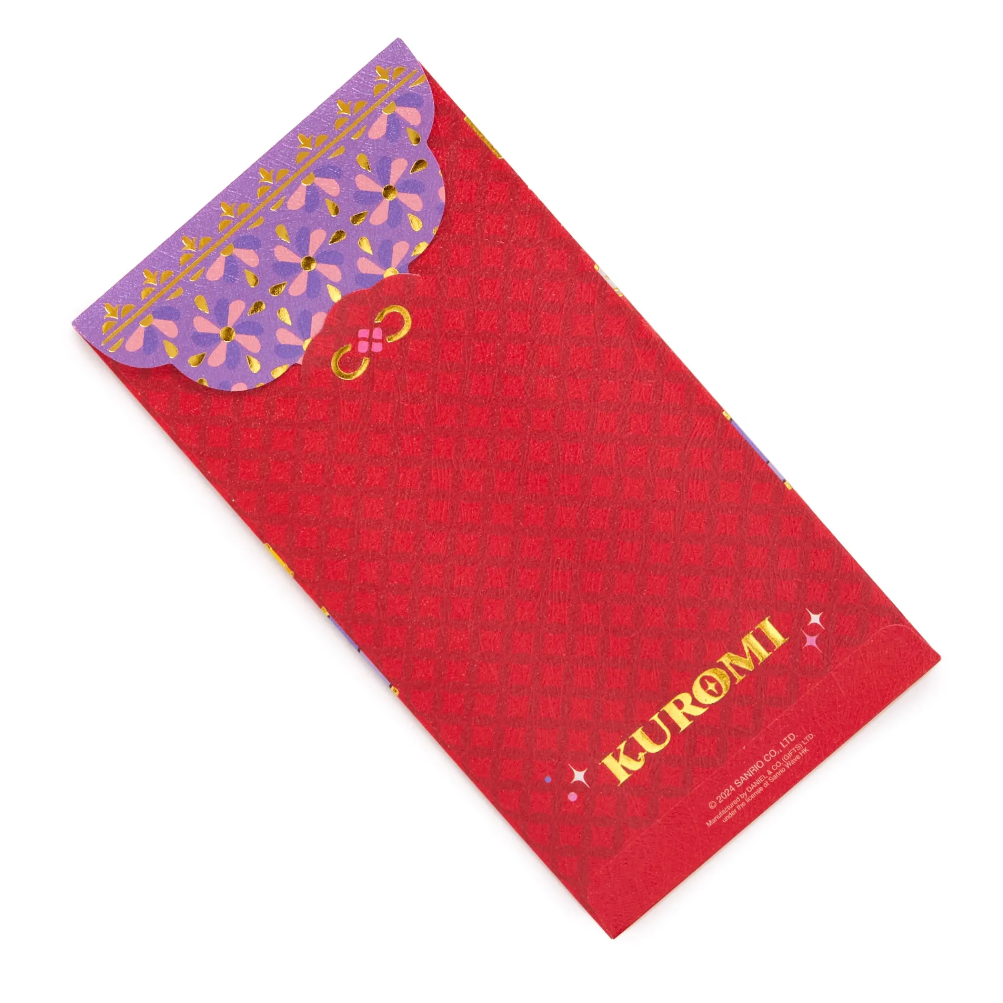 Global Original Kuromi 8-pc Vertical Enclosure Envelopes (Red)