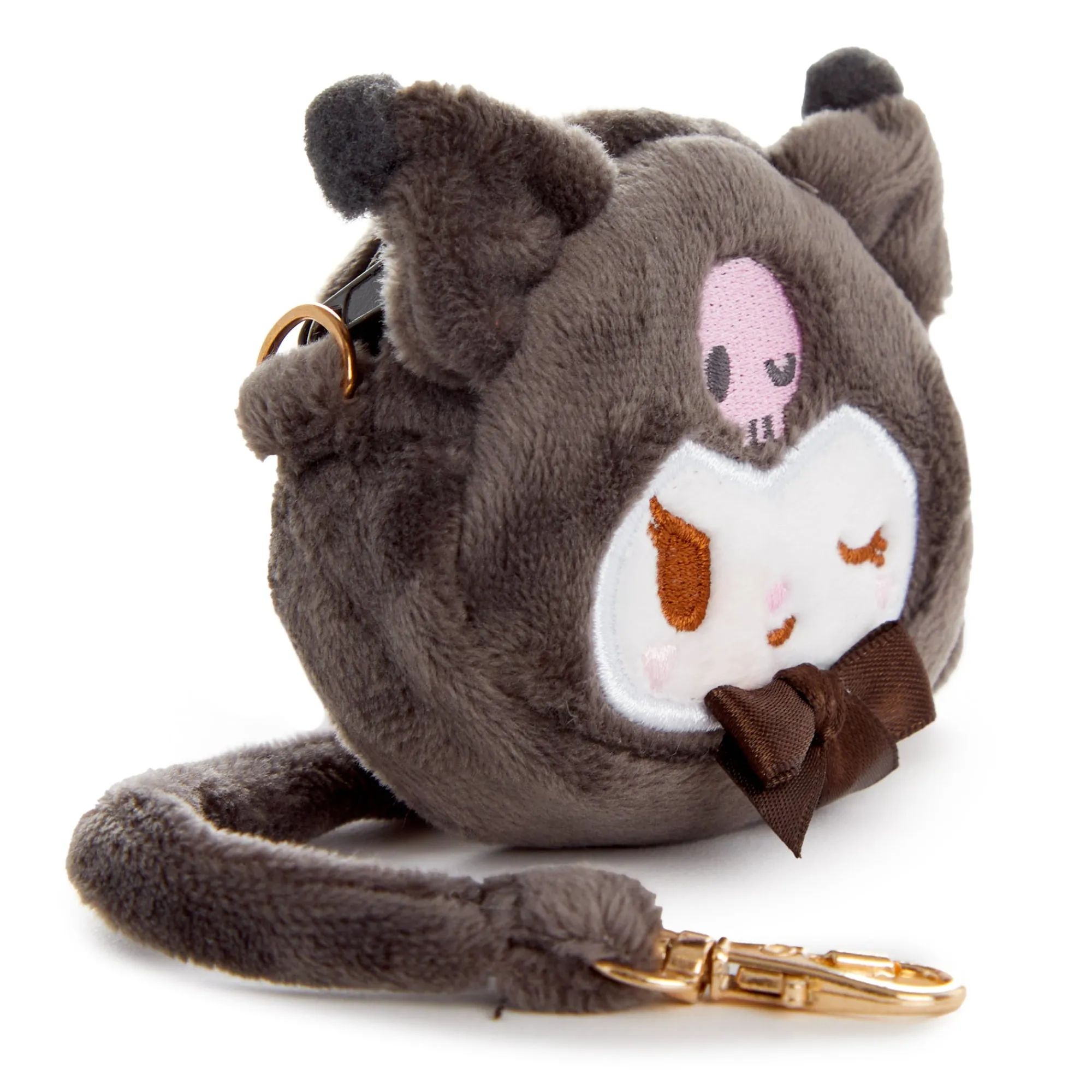 Global Original Kuromi Plush Convertible Mini Pouch (Wink Series)