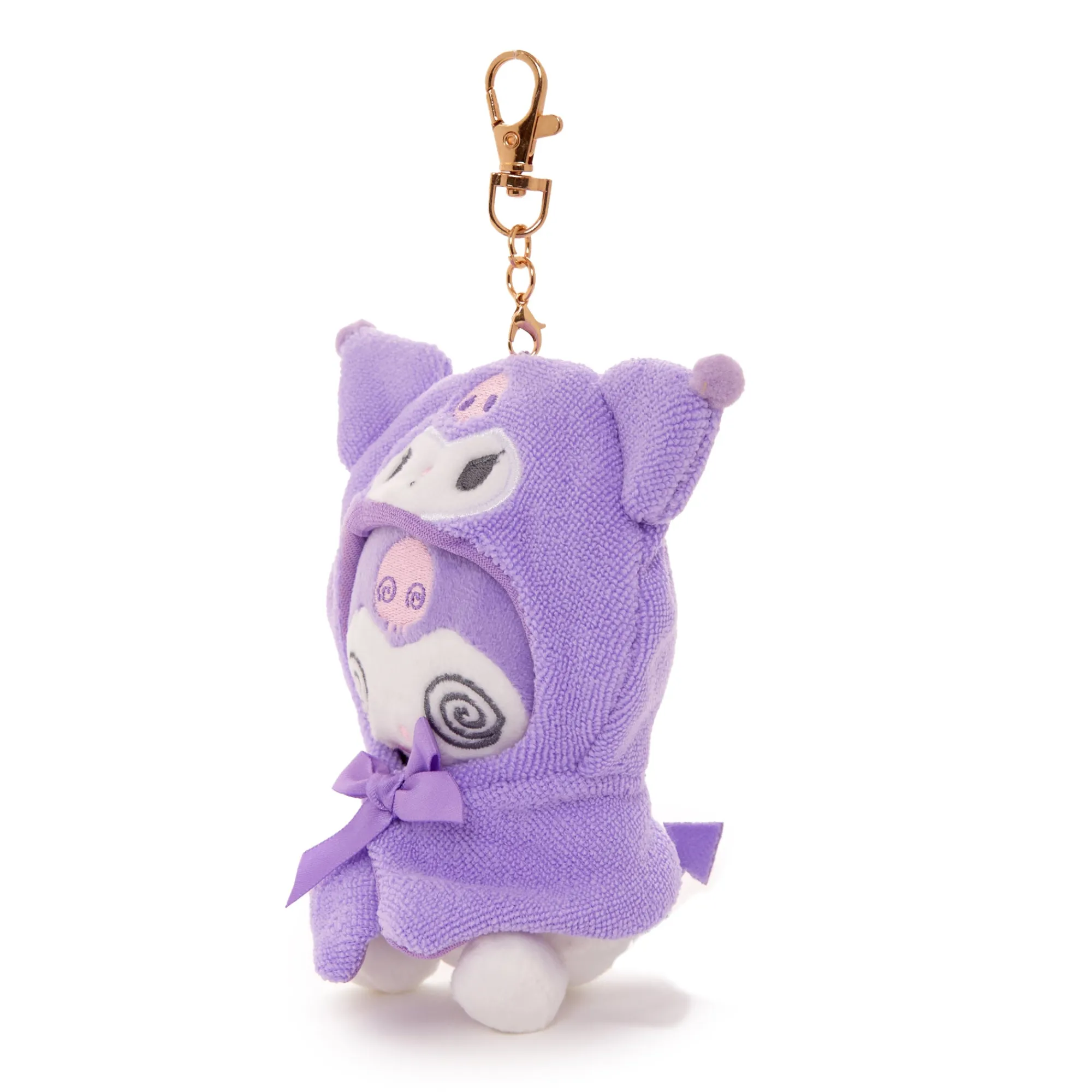Global Original Kuromi Plush Mascot Keychain (Frightened Series)