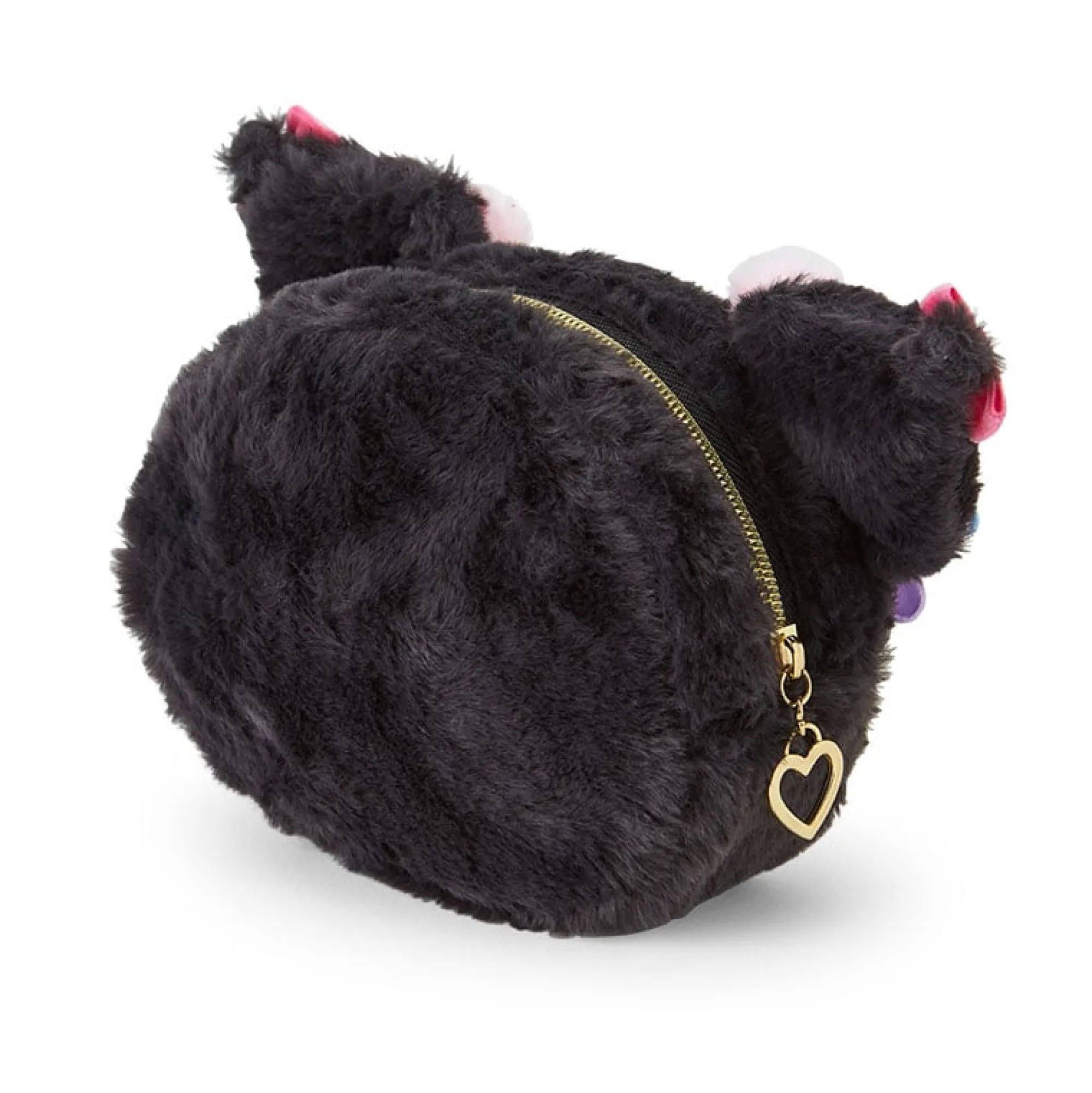 Japan Original Kuromi Plush Zipper Pouch (Slumber Room Series)