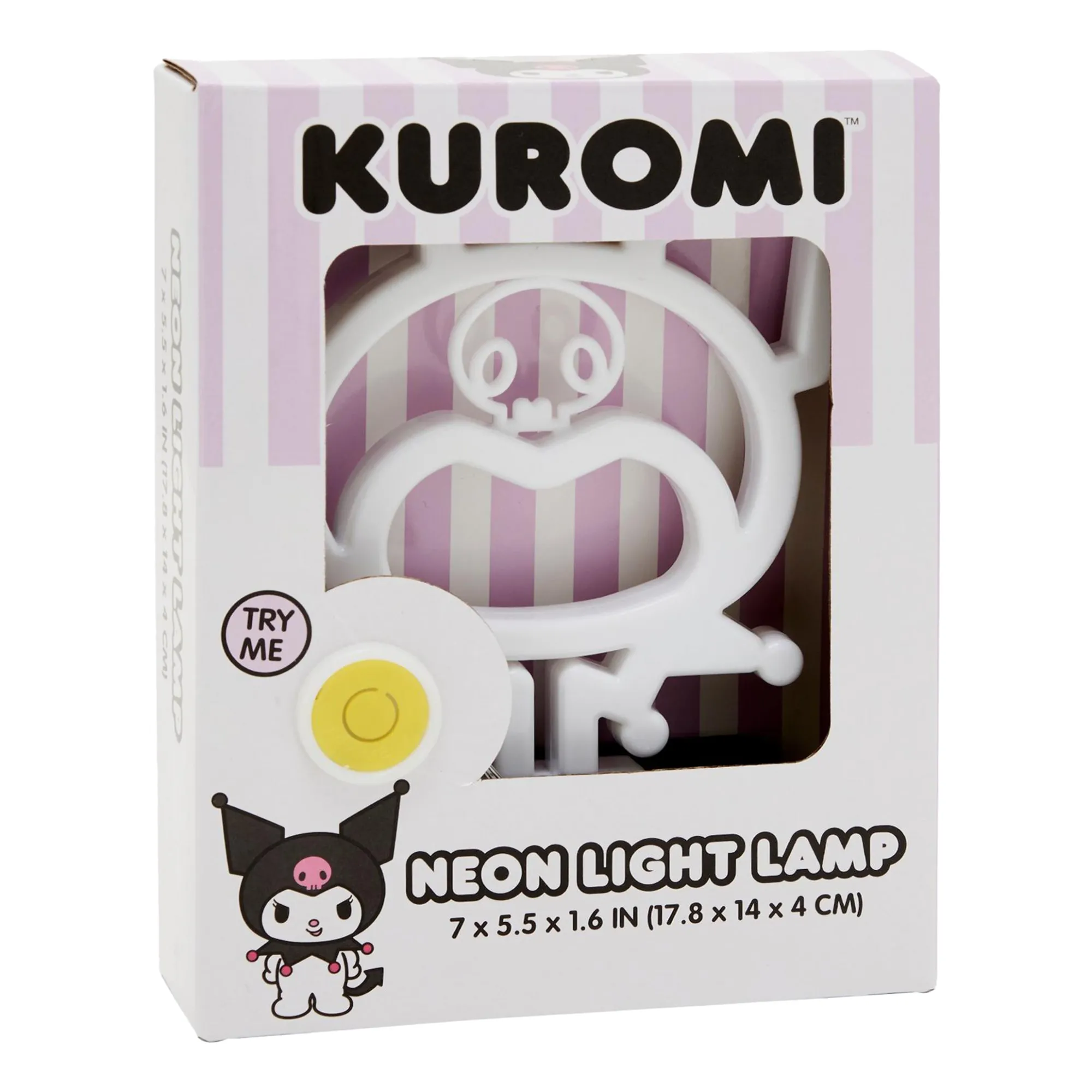 Silver Buffalo LLC Kuromi Silhouette Neon Light Lamp