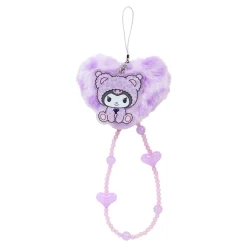 Japan Original Kuromi Smartphone Charm (Leopard Pals Series)