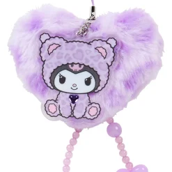 Japan Original Kuromi Smartphone Charm (Leopard Pals Series)
