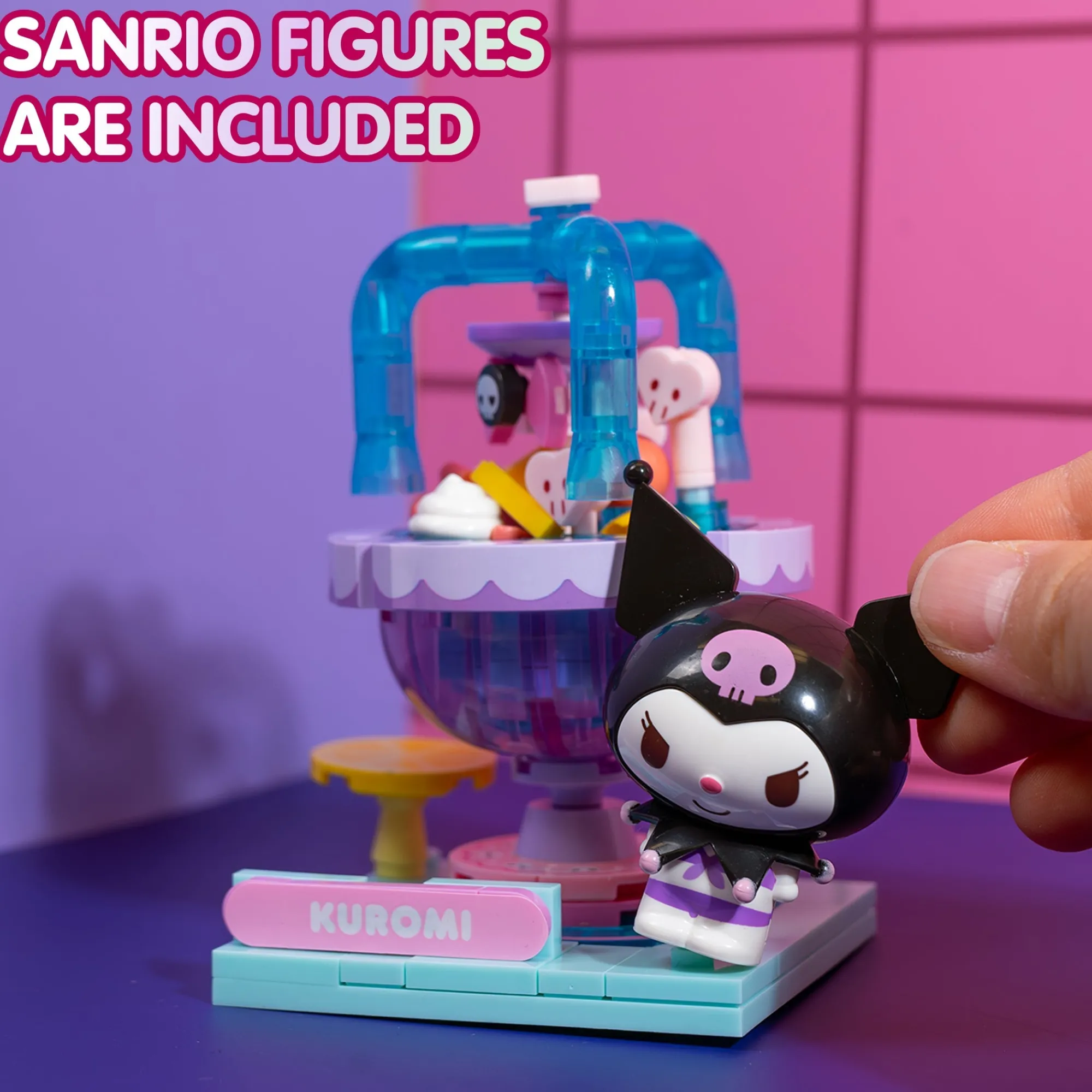 Hamee.com - Hamee US Kuromi Summer Wunderland Mini Building Blocks (Parfait Fountain)