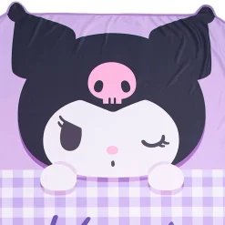 Japan Original Kuromi Throw Blanket (Naptime Friends)