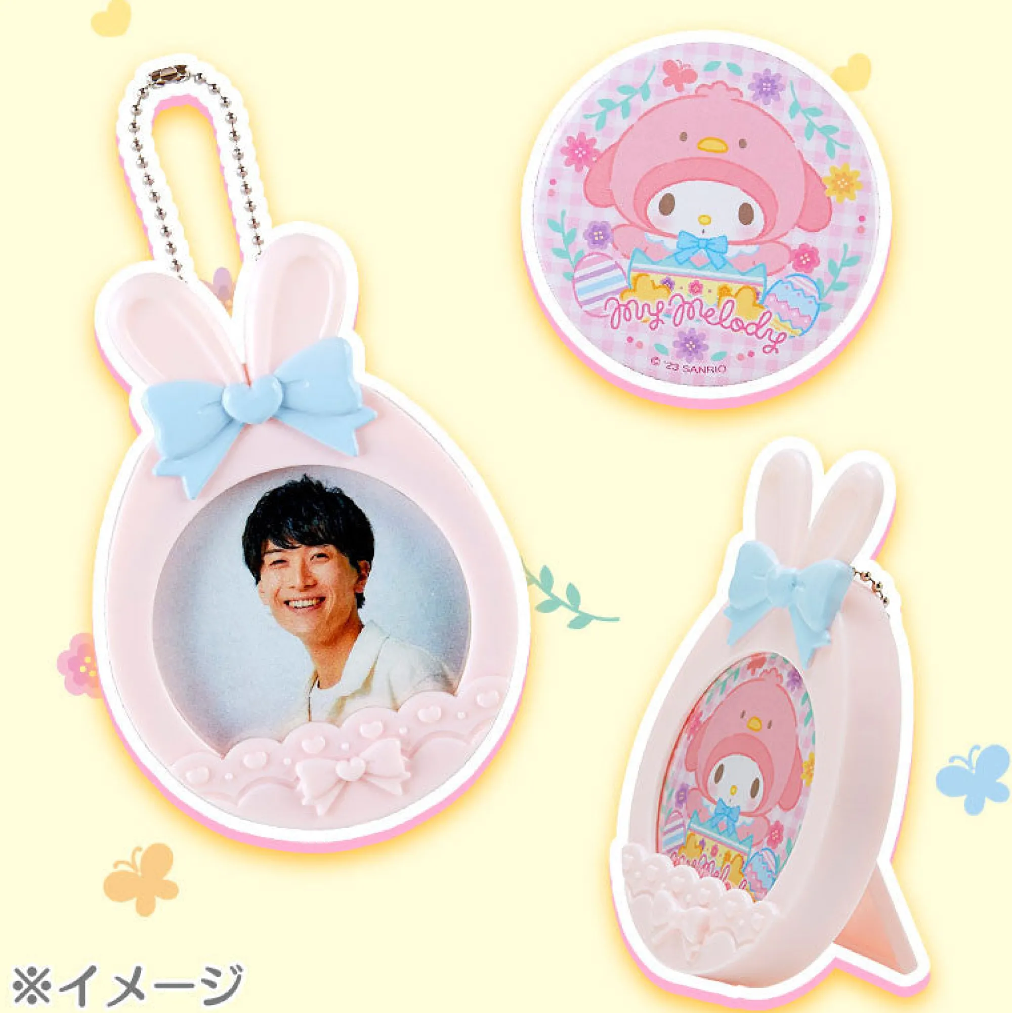 Japan Original Kuromi 3-Way Badge (Spring Things Series)