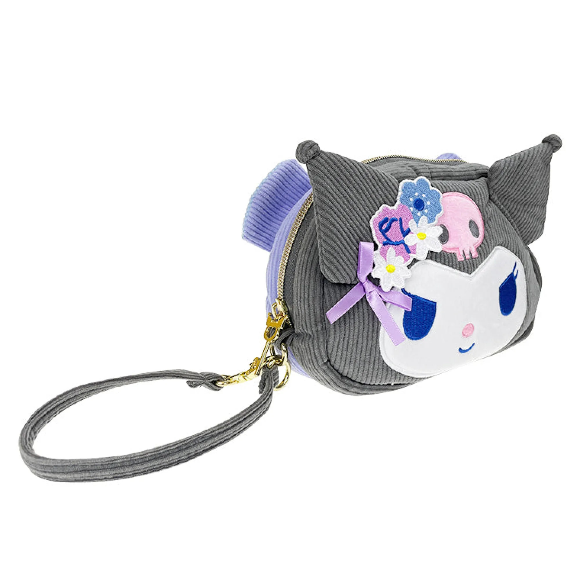 Global Original Kuromi 2-Way Wristlet (Charming Florals Series)
