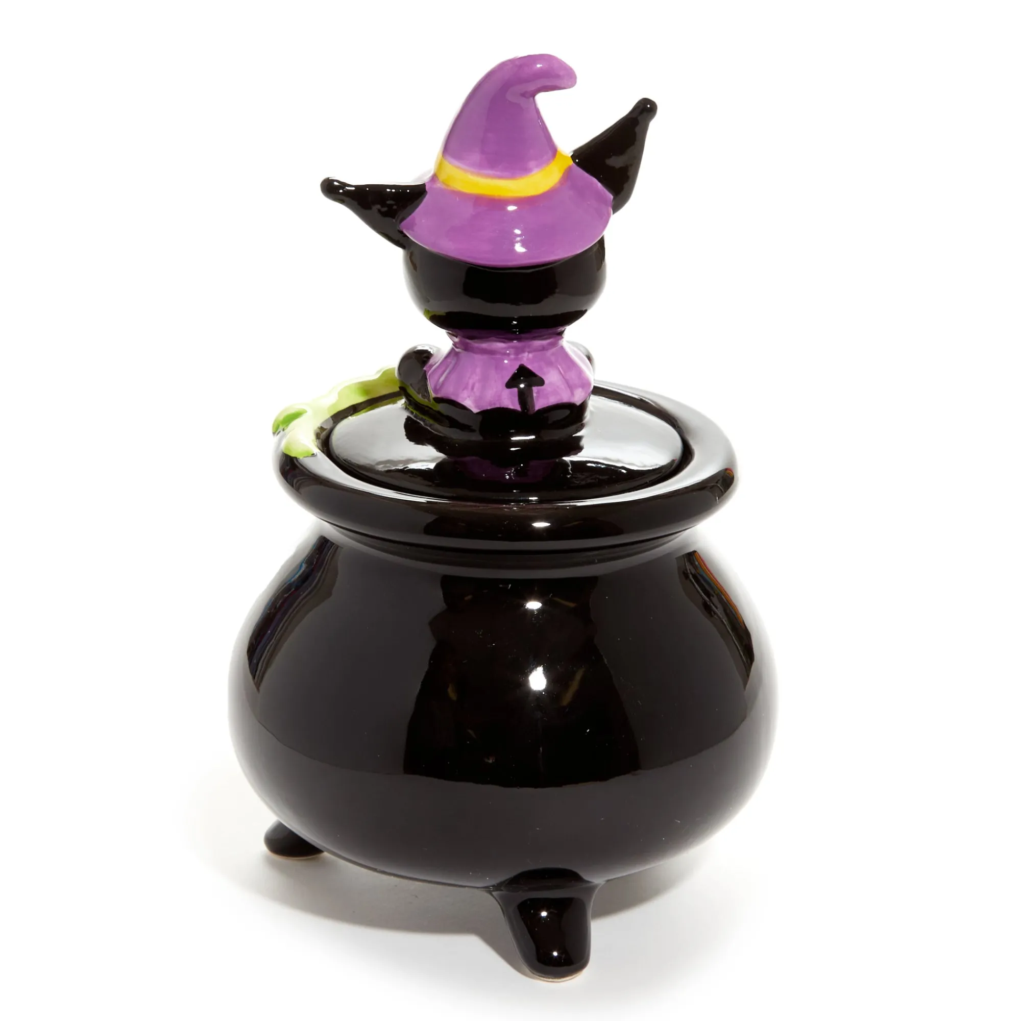 Blue Sky Clayworks Kuromi Witch Lidded Ceramic Candy Bowl