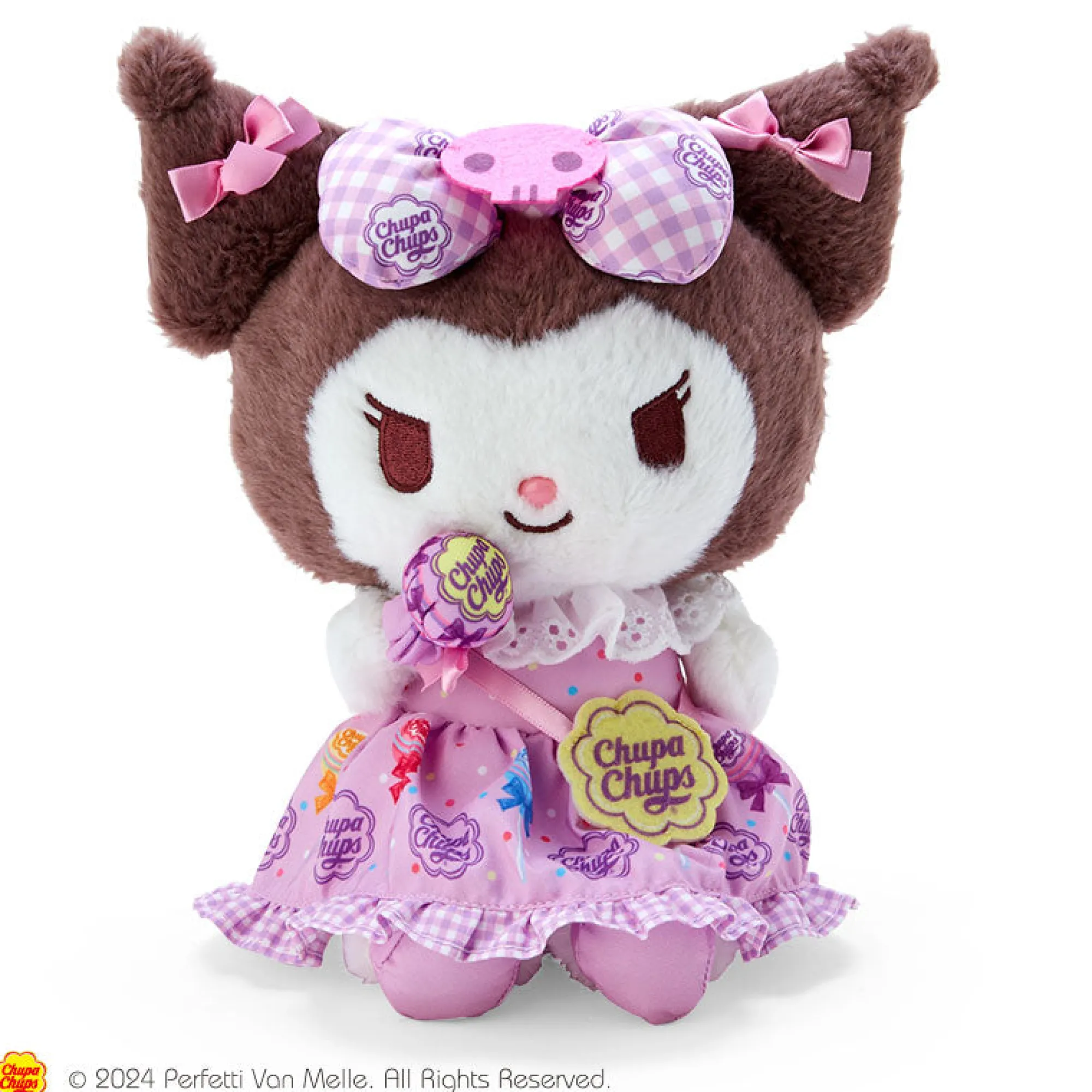 Japan Original Kuromi x Chupa Chups 8" Plush