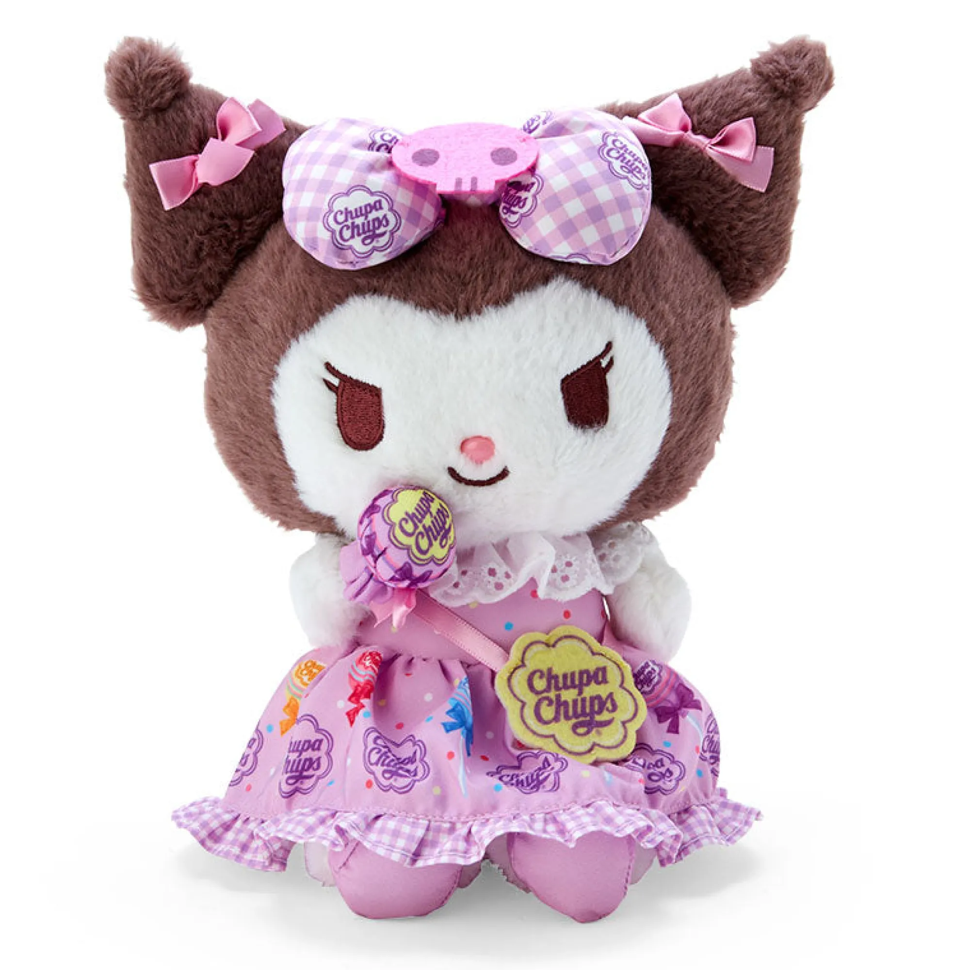 Japan Original Kuromi x Chupa Chups 8" Plush