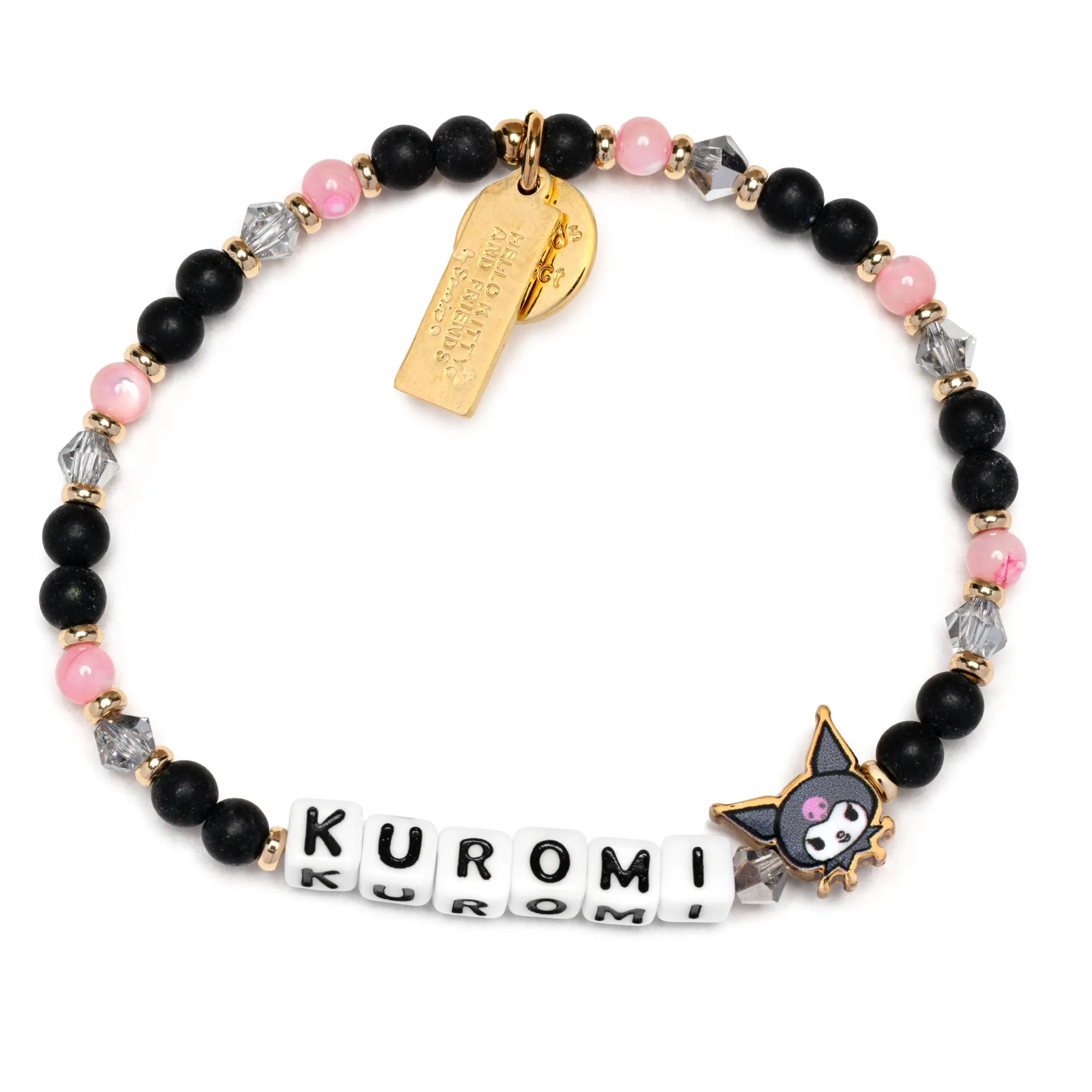 LITTLE WORDS PROJECT Kuromi x Beaded Bracelet