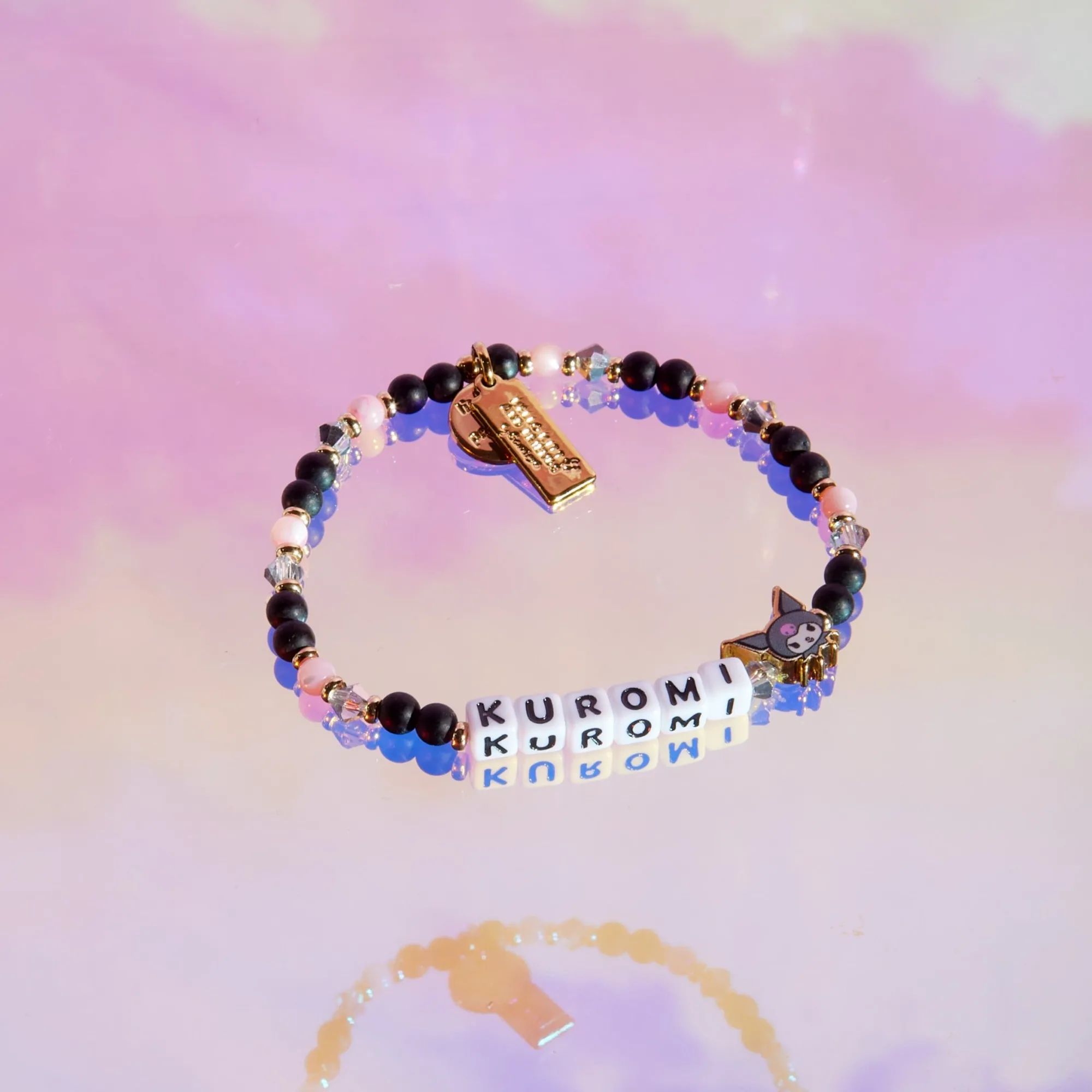 LITTLE WORDS PROJECT Kuromi x Beaded Bracelet
