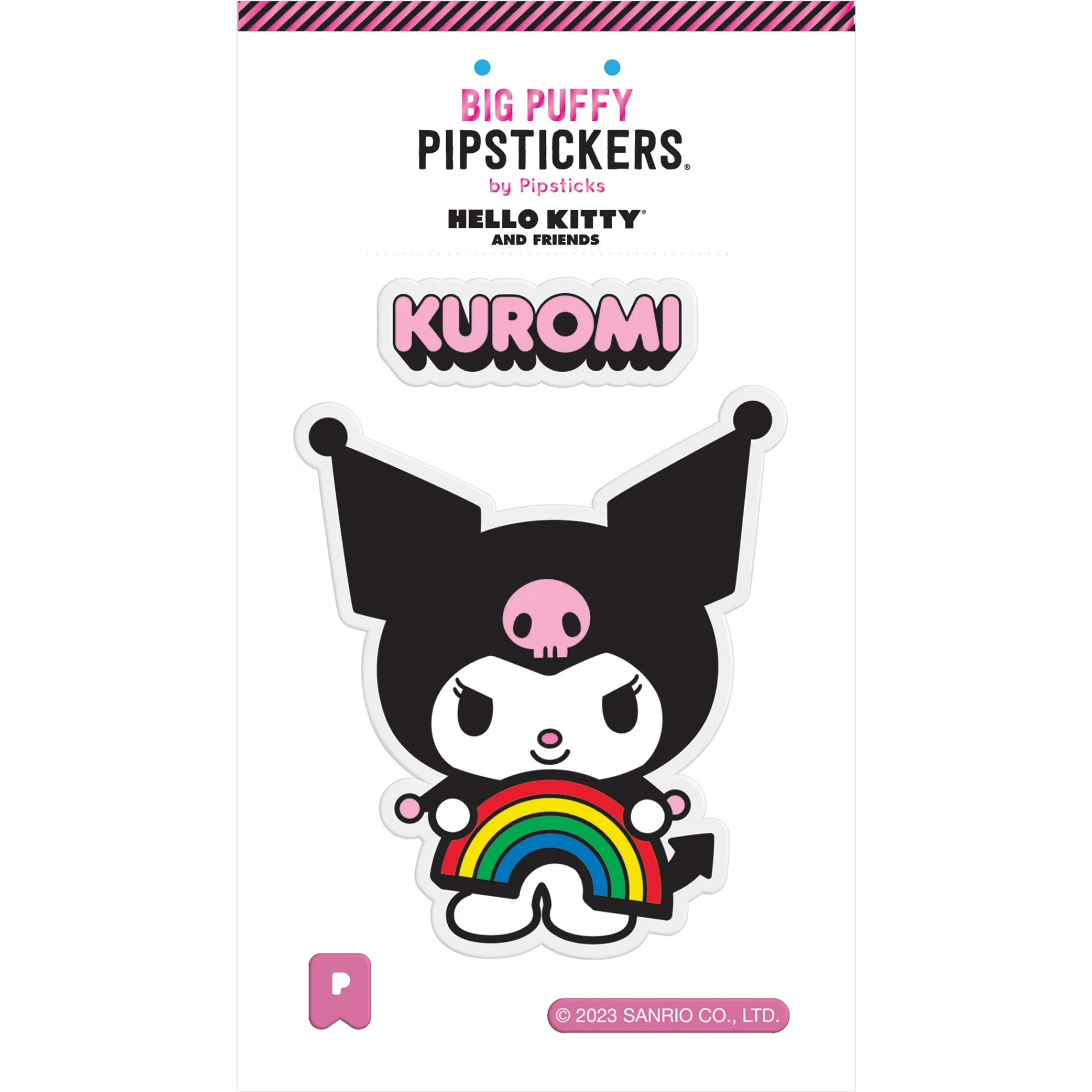 Pipsticks Inc Kuromi x Pipsticks Big Puffy Sticker