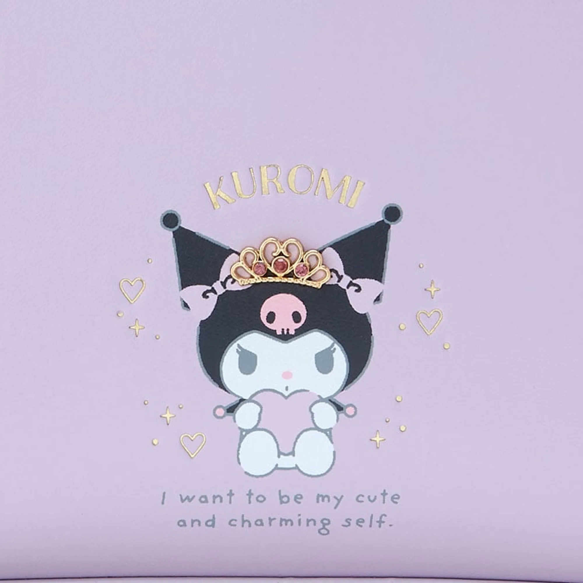 Japan Original Kuromi Zipper Pouch (Dainty Tiara Series)