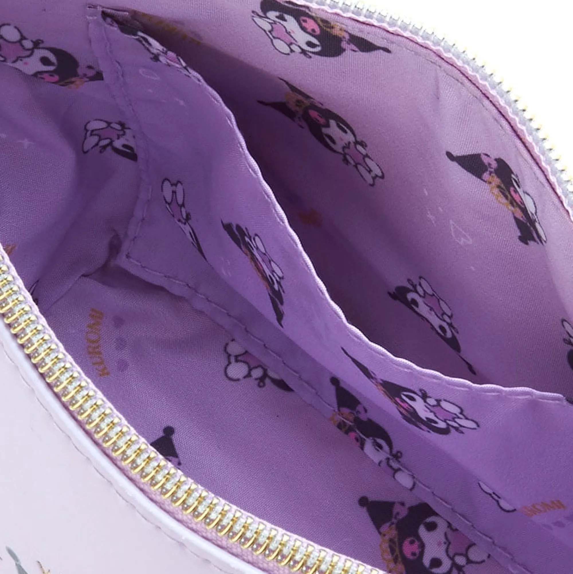 Japan Original Kuromi Zipper Pouch (Dainty Tiara Series)