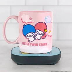 Uncanny Brands Wholesale LittleTwinStars Coffee Mug & Warmer Set