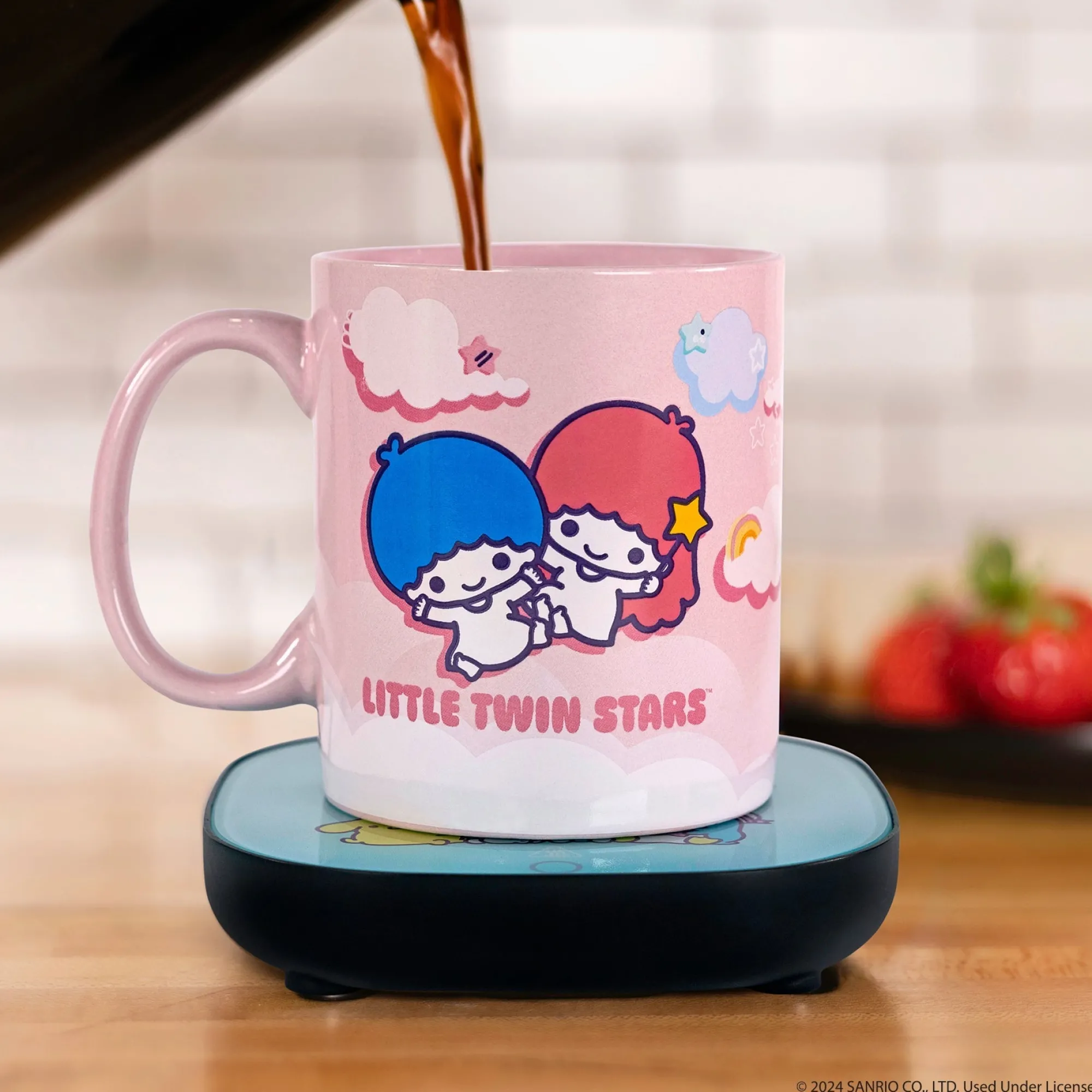 Uncanny Brands Wholesale LittleTwinStars Coffee Mug & Warmer Set