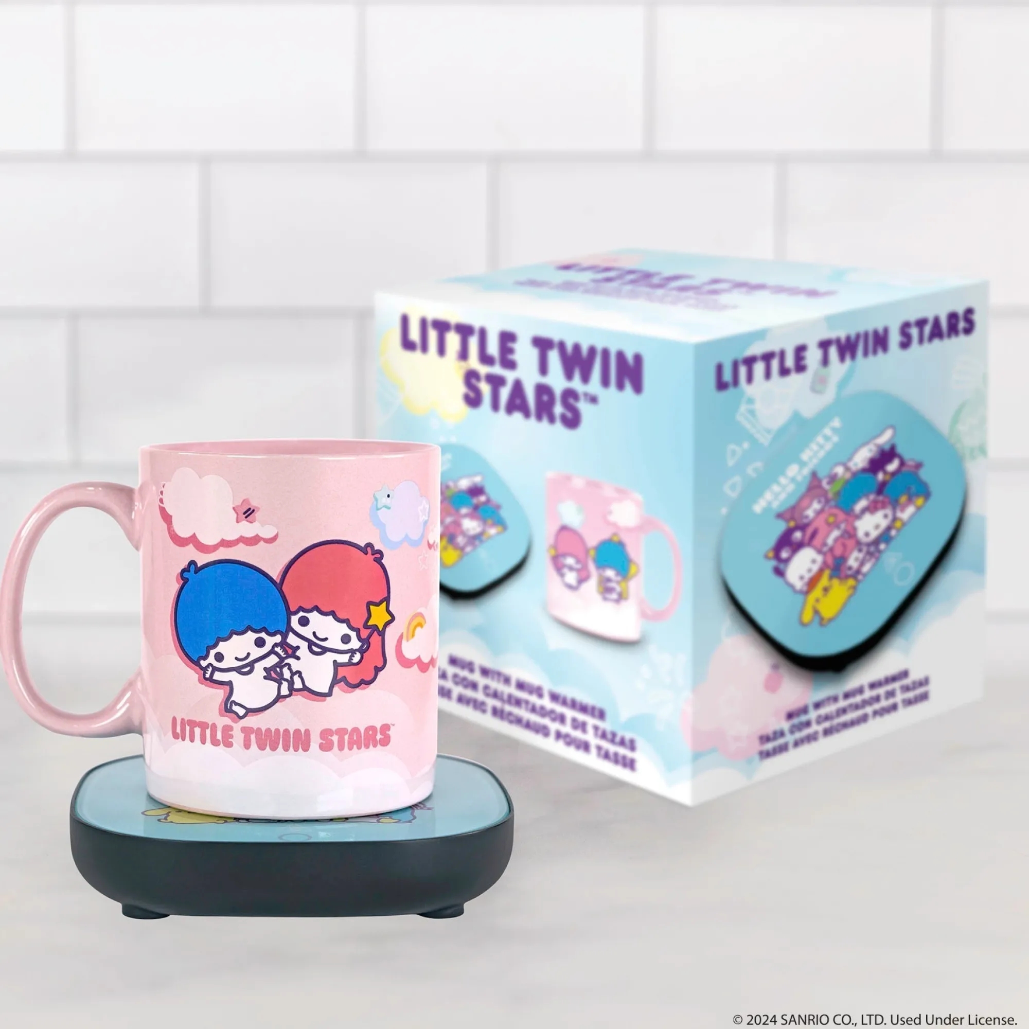 Uncanny Brands Wholesale LittleTwinStars Coffee Mug & Warmer Set