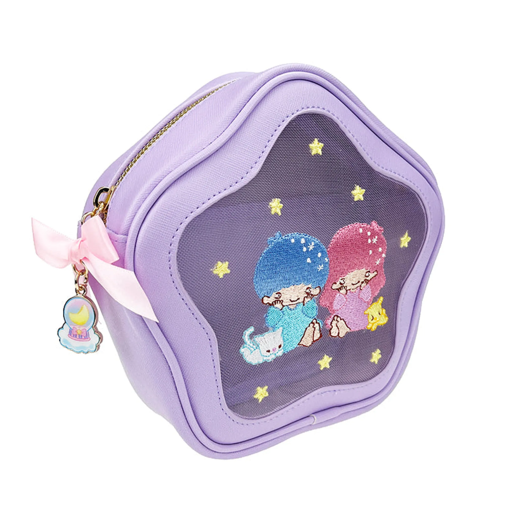Global Original LittleTwinStars Mesh Zipper Pouch (Furry Friends Series)