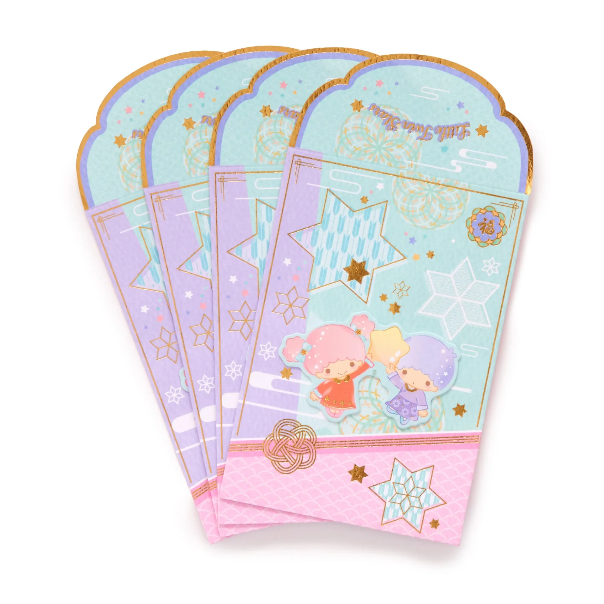 Global Original LittleTwinStars 4-pc Enclosure Envelopes (3D Pop-Up)