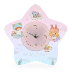 Japan Original LittleTwinStars Standing Clock (Fluffy Cloud Series)