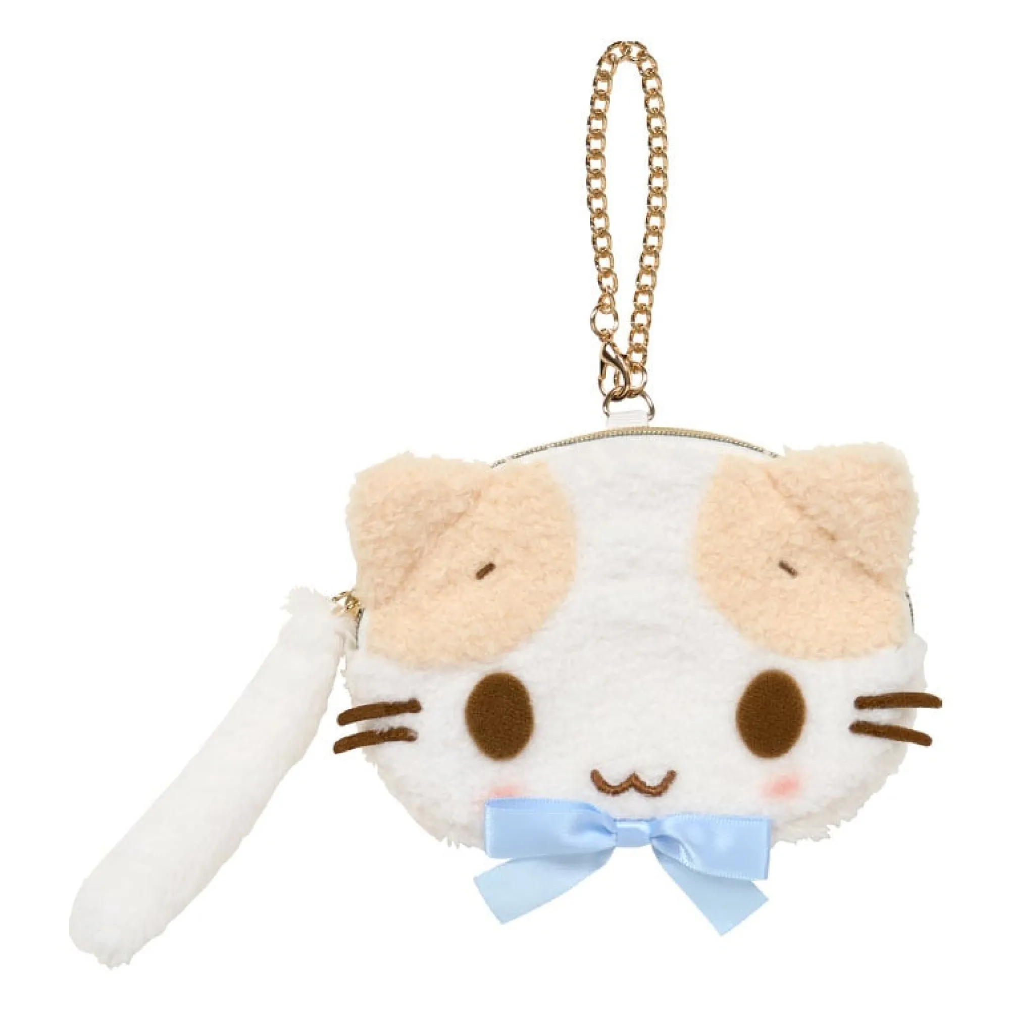 Japan Original Masyumaro Plush Mini Face Pouch (Sanrio Cat Club Series)