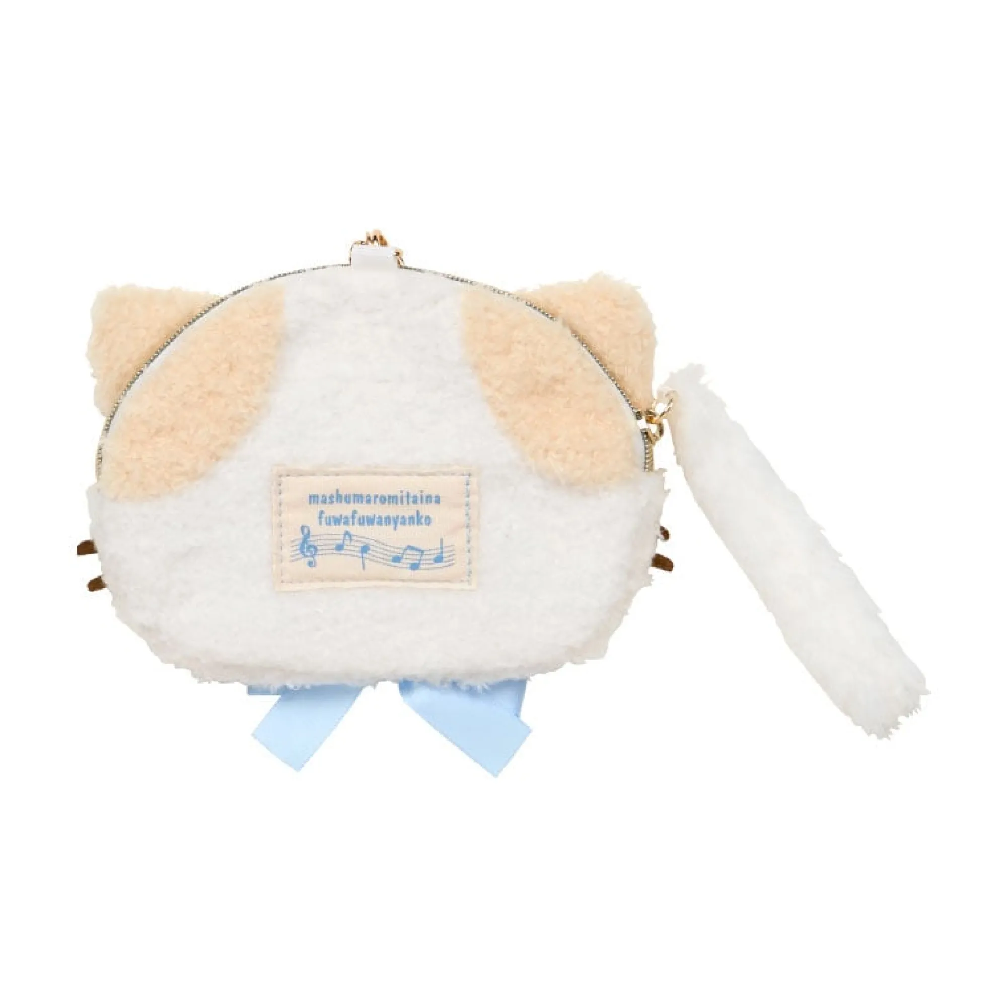 Japan Original Masyumaro Plush Mini Face Pouch (Sanrio Cat Club Series)